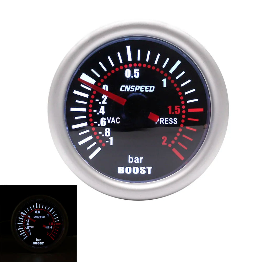 52mm Turbo Boost Gauge With Adjustable Auto Turbo Boost Controller Kit 1-30 PSI