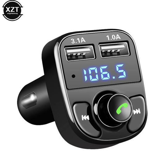 FM Transmitter Bluetooth 5.0 Handsfree Car Kit Audio