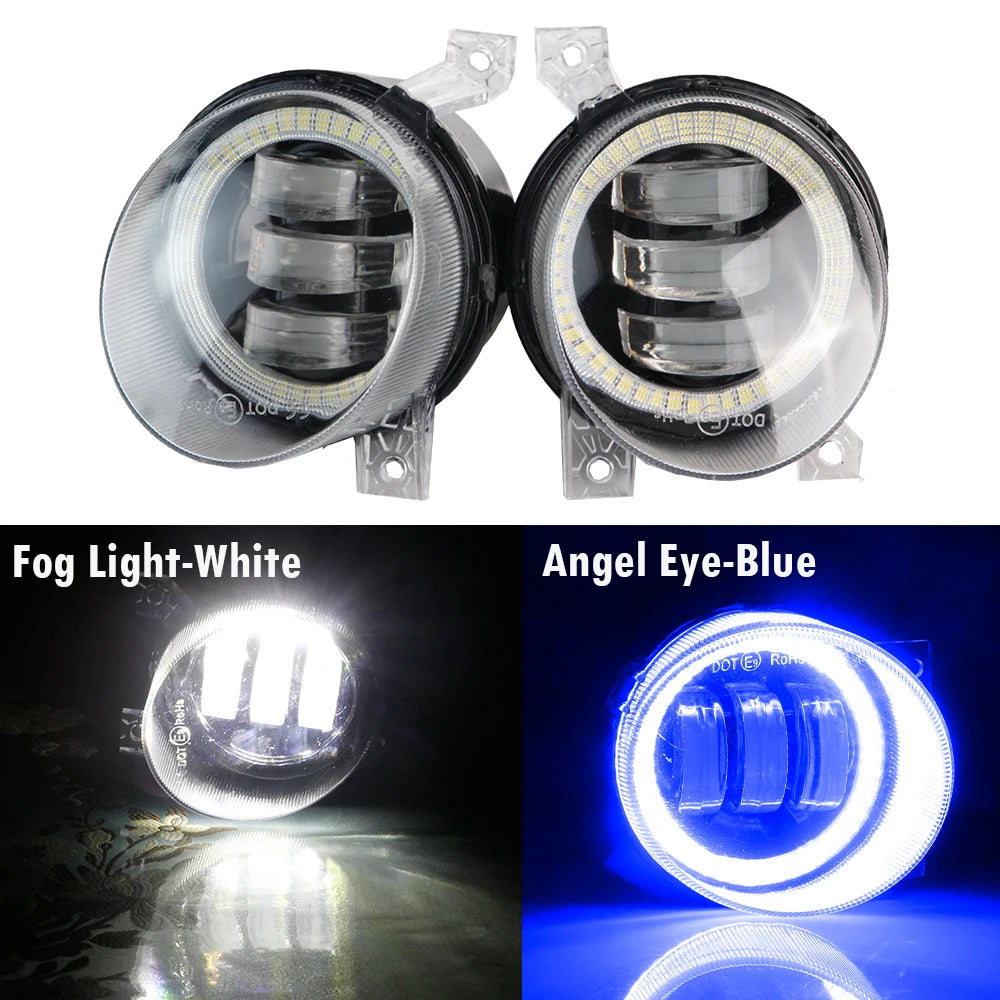 LED Fog Light DRL Canbus Angel Eye Fog Daytime Running Lamp For Volkswagen VW Golf Mk5 Rabbit GTI (1K) 2004-2009