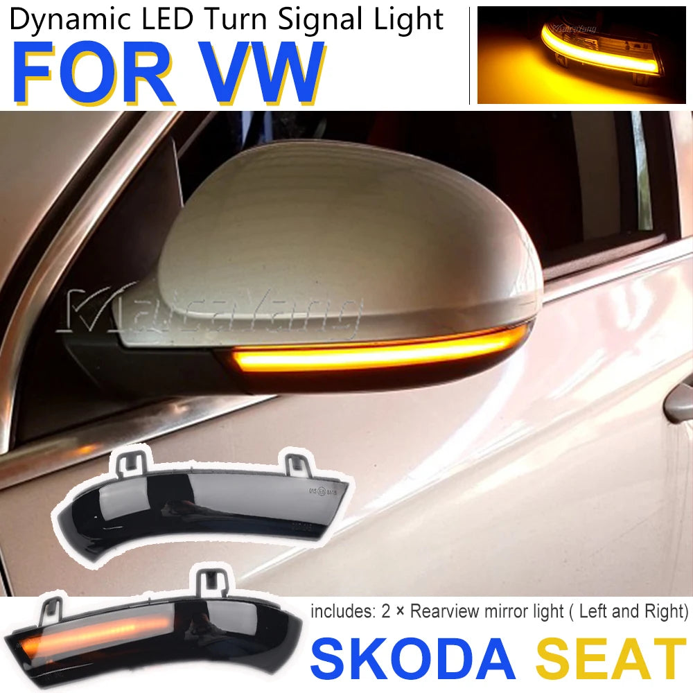 Dynamic Blinker Turn Signal LED For Volkswagen GOLF 5 GTI plus MK5 Jetta Passat B6 B5.5 Variant EOS Sharan for VW arrow light