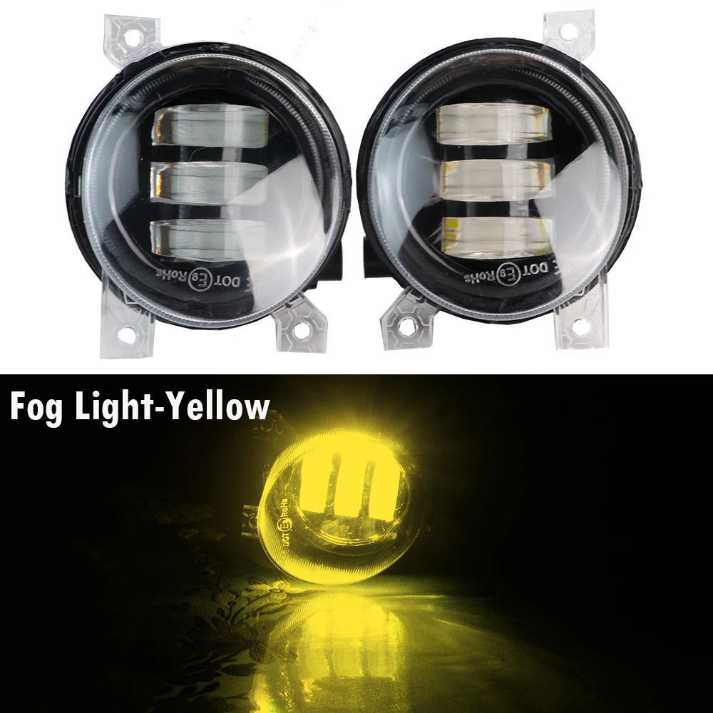 LED Fog Light DRL Canbus Angel Eye Fog Daytime Running Lamp For Volkswagen VW Golf Mk5 Rabbit GTI (1K) 2004-2009
