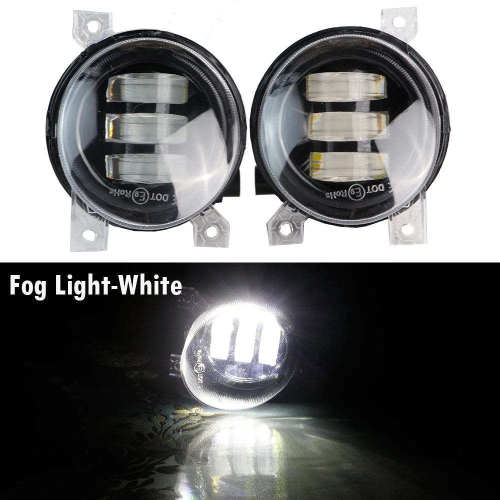 LED Fog Light DRL Canbus Angel Eye Fog Daytime Running Lamp For Volkswagen VW Golf Mk5 Rabbit GTI (1K) 2004-2009