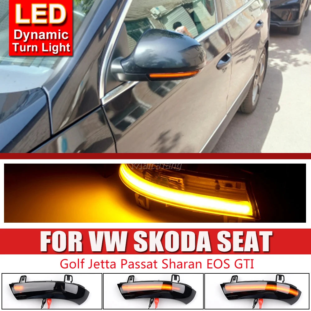Dynamic Blinker Turn Signal LED For Volkswagen GOLF 5 GTI plus MK5 Jetta Passat B6 B5.5 Variant EOS Sharan for VW arrow light