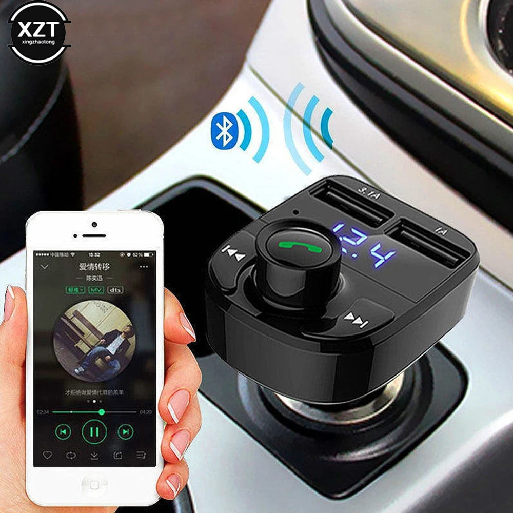 FM Transmitter Bluetooth 5.0 Handsfree Car Kit Audio