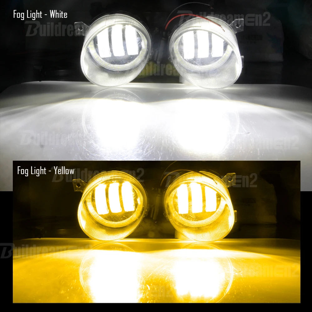LED Fog Light DRL Canbus Angel Eye Fog Daytime Running Lamp For Volkswagen VW Golf Mk5 Rabbit GTI (1K) 2004-2009