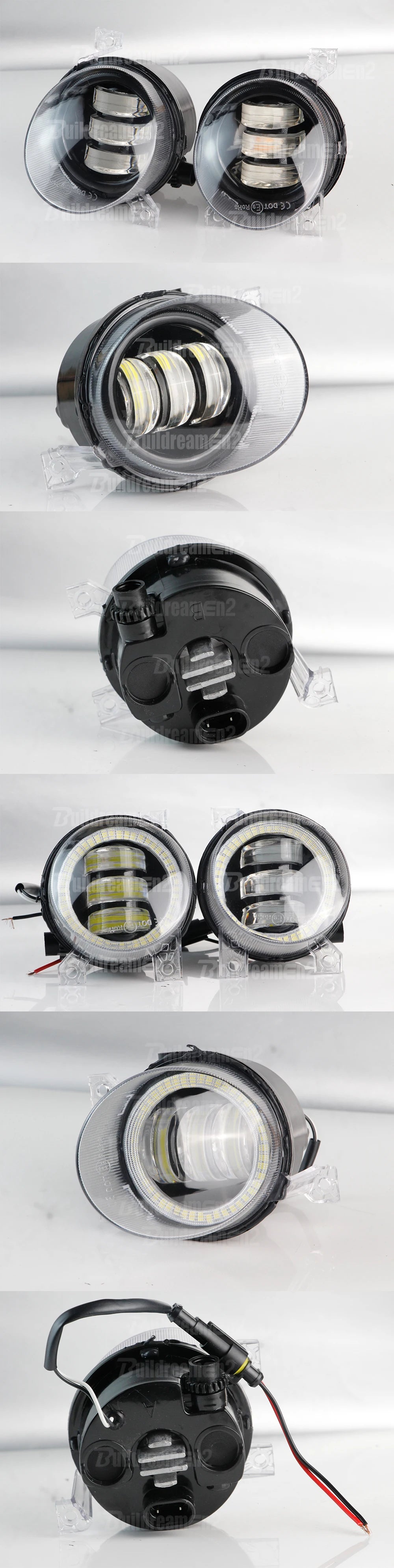 LED Fog Light DRL Canbus Angel Eye Fog Daytime Running Lamp For Volkswagen VW Golf Mk5 Rabbit GTI (1K) 2004-2009