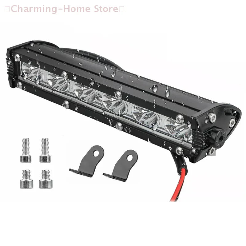 【M】18W Light Bar Work Spotlight 12V LED Waterproof For IP67 Truck Driving Offroad Boat Car Tractor Led Lamp Modify Accessories