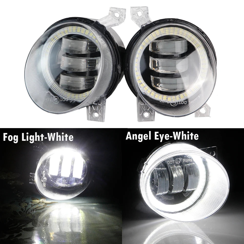 LED Fog Light DRL Canbus Angel Eye Fog Daytime Running Lamp For Volkswagen VW Golf Mk5 Rabbit GTI (1K) 2004-2009
