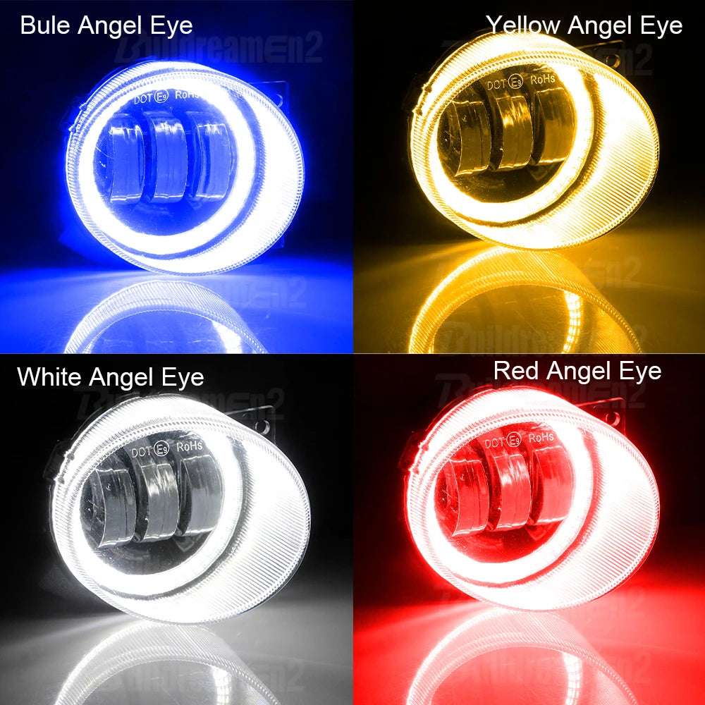 LED Fog Light DRL Canbus Angel Eye Fog Daytime Running Lamp For Volkswagen VW Golf Mk5 Rabbit GTI (1K) 2004-2009